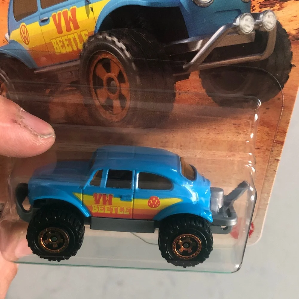Mattel Matchbox Volkswagen Beetle 4x4 - Blue and Orange